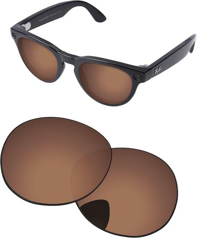 Replacement Lenses Compatible with Ray-Ban Meta Headliner (Gen 2) RW4013 50mm Smart Glasses in Saudi Arabia