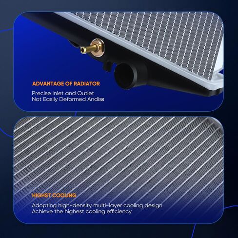 ECCPP 314 Radiator for 1986-1994 for Nissan for D21 2.4L 1986-1994 for Nissan for D21 3.0L 1987 for Nissan for Pathfinder 2.4L 1987-1995 for Nissan for Pathfinder 3.0L in Saudi Arabia
