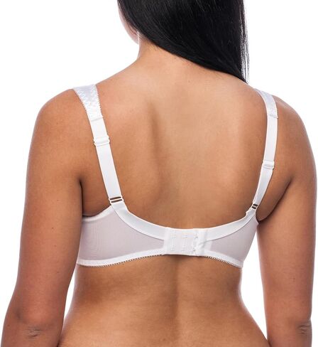 frugue Women's Plus Size Wirefree Minimizer Unlined Shiny Bra in Saudi Arabia