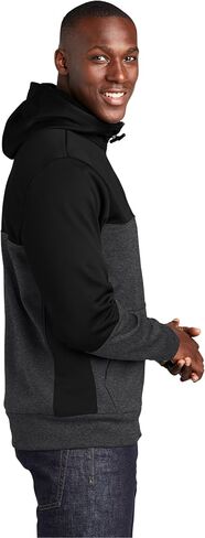 SPORT-TEK Unisex Tech Fleece Colorblock Full Zip Hooded Jacket in Saudi Arabia