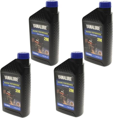 Yamaha Yamalube 2-Stroke Marine Engine Oil- 4 Quarts, #LUB-2STRK-M1-12 in Saudi Arabia
