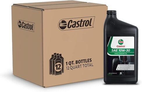 زيت محرك كاسترول SAE 10W-30 صغير لمحركات ذات 4 دورات - يحمي من الصدأ والتآكل - مناسب لجزازات العشب ومعدات الطاقة الخارجية - 32oz in Saudi Arabia
