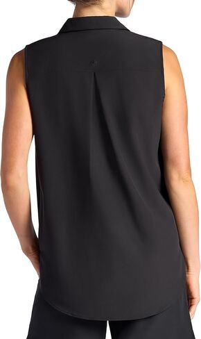Gaiam Womens On The Move Woven Tank Top, Standard Fit, Stretch Lightweight Material in Saudi Arabia