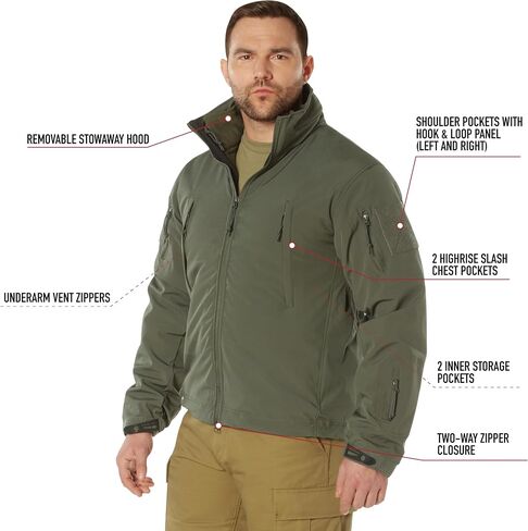 Rothco 3-in-1 Spec Ops Soft Shell Jacket - Ultimate Weather Defense with Removable Fleece Liner in Saudi Arabia