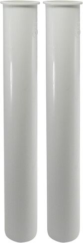 Keeney10-12WK 1-1/2" x 12" Plastic Flanged Sink Tailpiece, White in Saudi Arabia