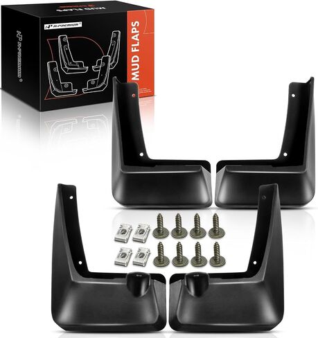 A-Premium Set of 4PCS Mud Flaps Splash Guards Mudguards Mudflaps with Hardware Kits Accessory Compatible with Lexus UX200 2019-2022, UX250h 2019-2023, Sport Utility, Black Color, Front and Rear LH RH in Saudi Arabia