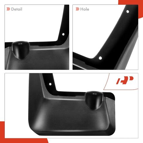 A-Premium Set of 4PCS Mud Flaps Splash Guards Mudguards Mudflaps with Hardware Kits Accessory Compatible with Lexus UX200 2019-2022, UX250h 2019-2023, Sport Utility, Black Color, Front and Rear LH RH in Saudi Arabia