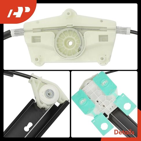 A-Premium Power Window Regulator Without Motor Compatible with Audi A6 2006-2011 A6 Quattro 2005-2011 S6 2007-2011 Rear Left Driver Side in Saudi Arabia