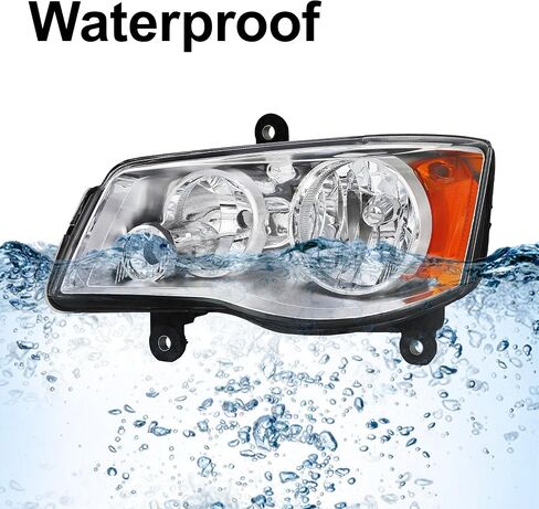 Anti-Fogging Headlights Fit For 2011 2012 2013 2014 2015 2016 2017 2018 2019 2020 Dodge Grand Caravan 11-20 Grand Caravan/08-16 Chrysler Town & Country Headlight Assembly in Saudi Arabia