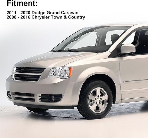 Anti-Fogging Headlights Fit For 2011 2012 2013 2014 2015 2016 2017 2018 2019 2020 Dodge Grand Caravan 11-20 Grand Caravan/08-16 Chrysler Town & Country Headlight Assembly in Saudi Arabia