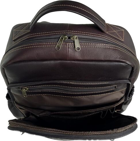Classic Leather Backpack | Spacious Laptop Backpack for Work, Travel & Everyday Use | Handcrafted, Durable & Stylish in Saudi Arabia
