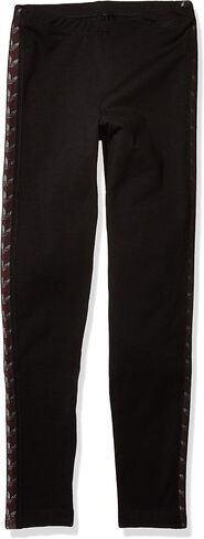 adidas Originals Women's Juniors Tape Leggings Tight, black/collegiate Burgundy, X-Large in Saudi Arabia