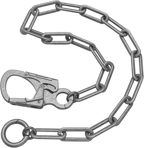 Ahiller Punk Wallet Chain for Men Women, Heavy Duty Pants Chain with Double Metal Clips, Gothic Biker Keychain for Jeans Belt in Saudi Arabia