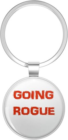 GOING ROGUE Metal Double Sided Key Chain Keychain in Saudi Arabia