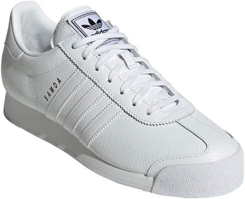 adidas Mens Samoa Lace Up Sneakers Shoes Casual - White in Saudi Arabia