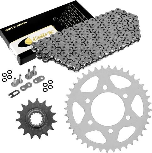 Caltric O-Ring Drive Chain and Sprockets Kit Compatible With Kawasaki ZX600 Ninja ZX6R 1998-2002 in Saudi Arabia