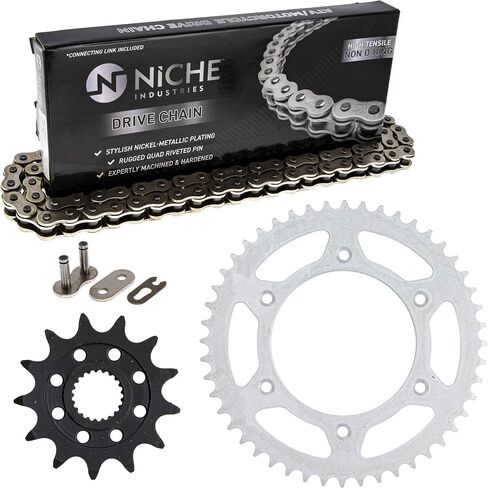 NICHE Drive Sprocket Chain Combo for Honda CRF250R Front 13 Rear 48 Tooth 520NZ Standard 116 Links in Saudi Arabia