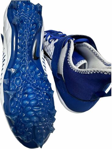 Nike Alpha Menace Pro 2 Mid BV3945-101 White-Royal-Black Men's Football Cleats 13 US in Saudi Arabia