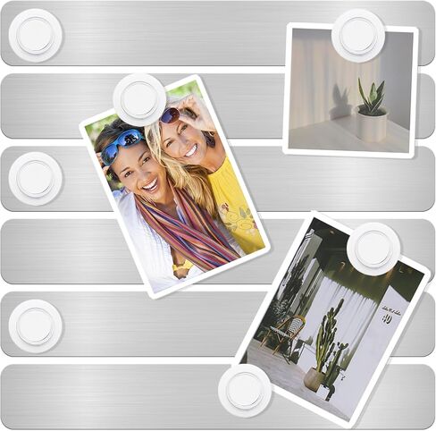 ZDZBLX Magnetic Board Magnet Bulletin Board Bar Metal Magnet Boards Frameless Magnetic Stainless Iron Board Strips, Magnetic Strips with Adhesive Backing Memo Board 7 White Magnet for Office Home 4Pcs in Kuwait
