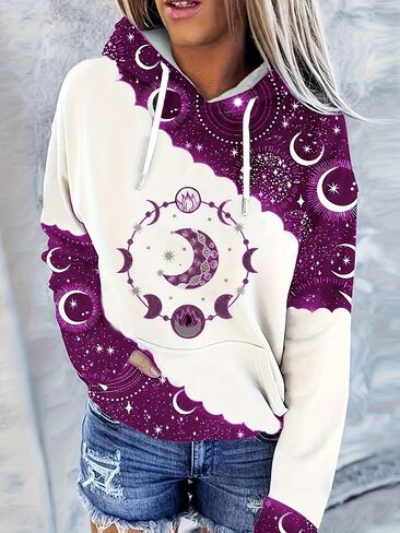 Women Dressy Drawstring Waffle Sweatshirt Pullover Casual Spring Fall Hoodies in Saudi Arabia