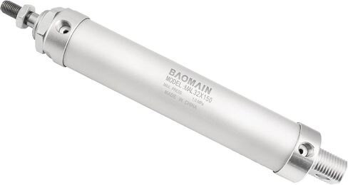 Baomain Mini Air Cylinder MAL 20 X 125 Single Male Thread Rod Dual Action 20 Bore 125 Stroke in Saudi Arabia