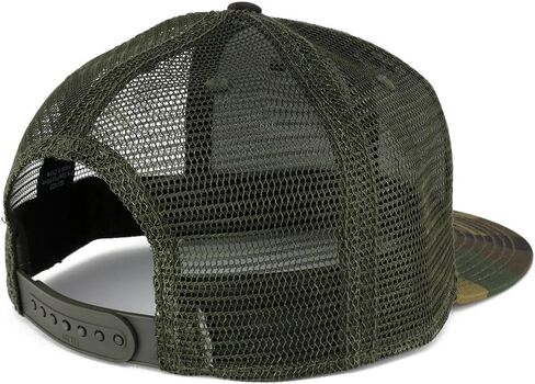 Armycrew Oversize XXL New Arkansas State Flag Patch Camo Mesh Snapback Cap - Camo Olive in Saudi Arabia