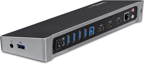 StarTech.com USB 3.0 Docking Station Dual Monitor with HDMI & 4K DisplayPort - USB 3.0 to 4x USB-A, Ethernet, HDMI and DP - USB Type A Universal Laptop Docking Station for Mac & Windows (USB3DOCKHDPC) in Kuwait