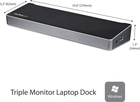 StarTech.com USB 3.0 Docking Station Dual Monitor with HDMI & 4K DisplayPort - USB 3.0 to 4x USB-A, Ethernet, HDMI and DP - USB Type A Universal Laptop Docking Station for Mac & Windows (USB3DOCKHDPC) in Kuwait