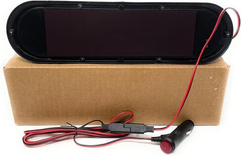 #736-12V LED Magnetic Roof Sign for Delivery Cars - Waterproof, Bright, Weatherproof Light to Enhance Vehicle top Visibility in Saudi Arabia
