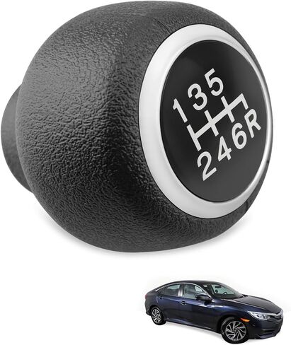 54102-TBA-L02ZB Manual Transmission Gear Shifter Knob, Gear Shifter Knob Handle Fit for Honda Civic 2016 2017 2018 2019 Replace 54102-TBA-L02 in Saudi Arabia
