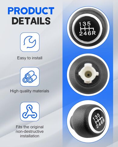 54102-TBA-L02ZB Manual Transmission Gear Shifter Knob, Gear Shifter Knob Handle Fit for Honda Civic 2016 2017 2018 2019 Replace 54102-TBA-L02 in Saudi Arabia