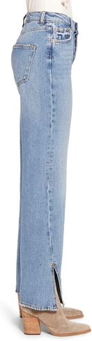Free People Women’s We The Free High Waist Slit Hem Straight Jeans Vintage Light 28 in Saudi Arabia