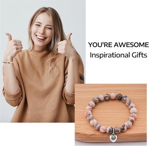 1Pcs Gifts for Women Inspirational Bracelets for Women Gift for Her,Sister, Best Friend,Daughter for Graduation,Christmas Women Birthday Sweet Jewelry Gifts in Saudi Arabia