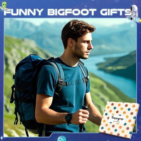 HAPPYPOP Funny Socks for Men Boys Crazy Socks, Bigfoot Gifts Sasquatch Gifts, Bigfoot Socks Sasquatch Socks Big Foot Sasquatch Gifts in Saudi Arabia
