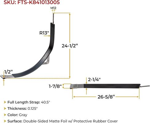 Mytee Products Fuel Tank Strap | Replaces For Kenworth K841013005, T600 ( 89-93 ), T800 (86+)), T300, T40 in Saudi Arabia
