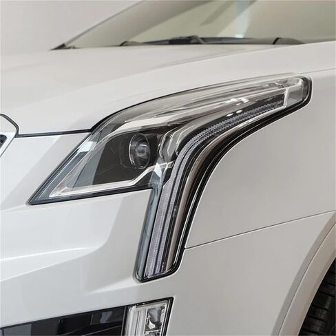 السيارات السيارات متوافق مع كاديلاك XT5 2016-2022 غطاء المصباح الأمامي الزجاج كشافات شفافة عاكس الضوء مصباح قذيفة عدسة (يسار) in Saudi Arabia