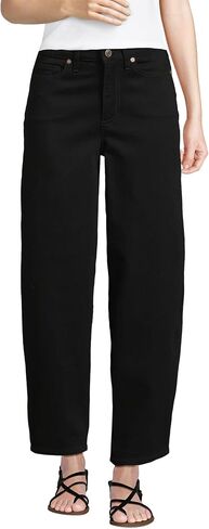 Lands' End Women's Recover High Rise Barrel Leg Ankle Jeans in Saudi Arabia