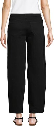 Lands' End Women's Recover High Rise Barrel Leg Ankle Jeans in Saudi Arabia