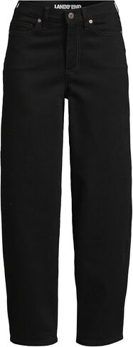 Lands' End Women's Recover High Rise Barrel Leg Ankle Jeans in Saudi Arabia