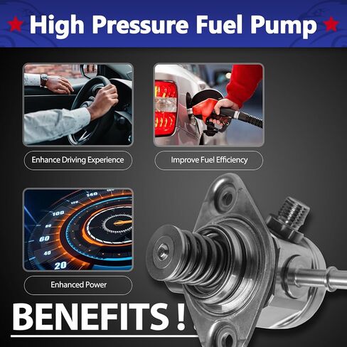 High Pressure Fuel Pump Compatible with 2013-2016 Ford Escape, 2013-2016 Ford Fusion, 2013-2018 Ford Focus, 2012-2015 Ford Explorer, 2012-2014 Ford Edge, 2013-2017 Ford Taurus in Saudi Arabia