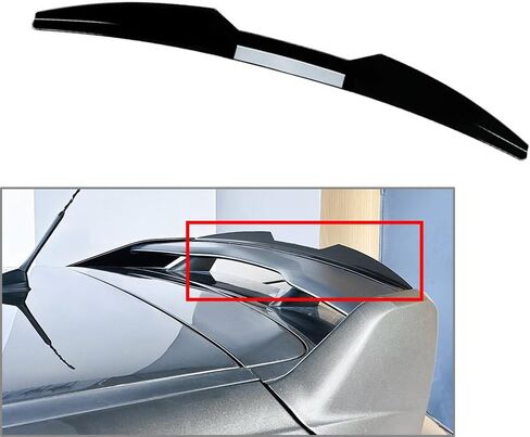 GZYF Rear Roof Top Spoiler Window Wing Lid Extension Flaps Glossy Black ABS for Ford Focus MK3 RS 11-18 Car in Saudi Arabia