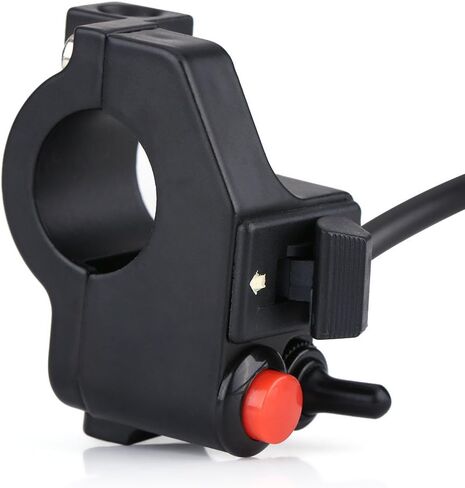 Motorcycle Handlebar Control Switch, 7/8" 22mm Aluminum Alloy Left Motorcycle Handlebar with Horn Beam and Turn for Motorcycle Modification in Saudi Arabia