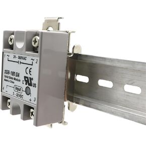 Single Phase SSR 35MM DIN Applicable to for DA AA DD VA VD LA Rail Fixed Solid State Relay Clip Clamp with 2 Mounting Screws in Saudi Arabia