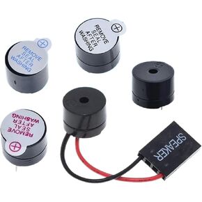 10PCS Active Buzzer 3V/5V/12V/16R TMB12A03 TMB12A05 TMB12A12 Magnetic Long Continous Beep Tone 12095 12 * 9.5mm Mini Speaker(Mini Plug Speaker) in Saudi Arabia
