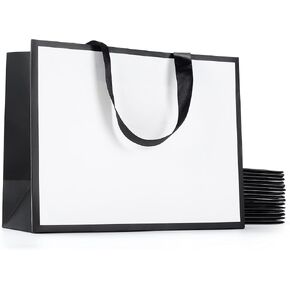 YACEYACE Pink Gift Bags Bulk, 20Pcs 10.5"x4.25"x8" Gift Bags Medium Size, Pink Paper Gift Bags for Valentines, Boutique, Wedding, Party, Birthday,Mother's Day in Kuwait