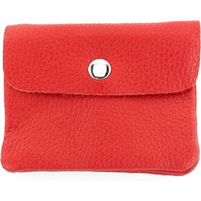 P09 - Italian leather women's wallet small (Dark Chocolate) in Kuwait