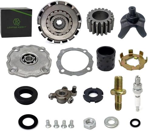 18 Teeth Clutch Assembly for Semi Auto 50cc 70cc 90cc 110cc 125cc ATV Quad Go Kart Dirt Bike Engine,Powersports Clutches for Roketa Kazuma JCL NST SUNL Taotao (18 Teeth) in Saudi Arabia
