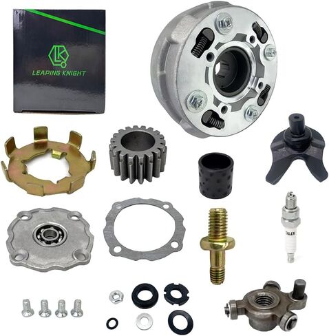 18 Teeth Clutch Assembly for Semi Auto 50cc 70cc 90cc 110cc 125cc ATV Quad Go Kart Dirt Bike Engine,Powersports Clutches for Roketa Kazuma JCL NST SUNL Taotao (18 Teeth) in Saudi Arabia