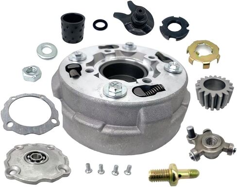 18 Teeth Clutch Assembly for Semi Auto 50cc 70cc 90cc 110cc 125cc ATV Quad Go Kart Dirt Bike Engine,Powersports Clutches for Roketa Kazuma JCL NST SUNL Taotao (18 Teeth) in Saudi Arabia