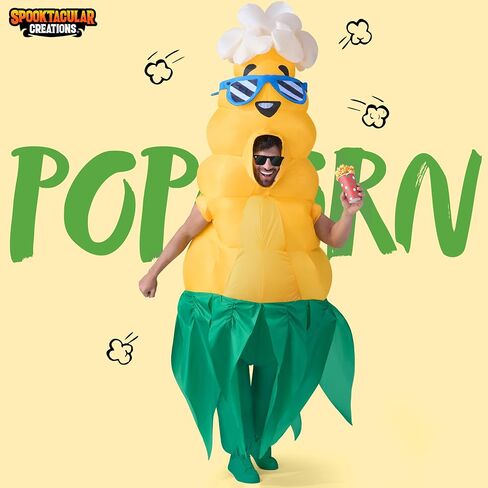 Spooktacular Creations Adults Halloween Inflatable Costumes, Pineapple Blow Up Costumes, Funny Inflatable Pineapple Suit for Halloween Costume Cosplay Fruit Themed Parties in Saudi Arabia